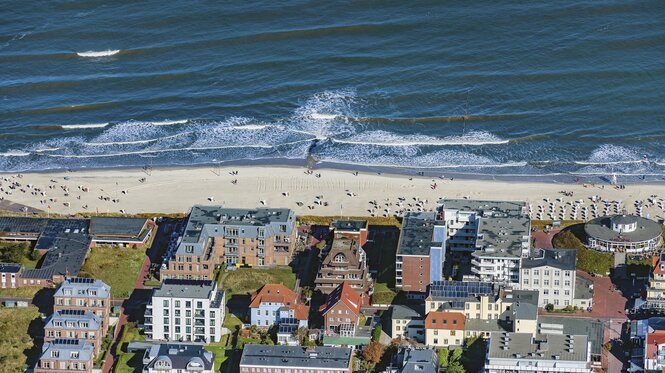 Wangerooge aus der Vogelperspektive