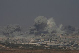 Rauch über dem nördlichen Gazastreifen