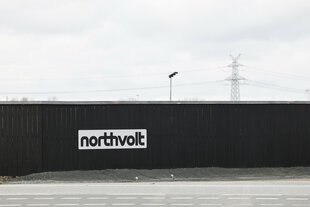 Schriftzug von Northvolt