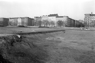 Gelände des heutigen Görlitzer Parks im Jahr 1987