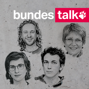 Köpfe von Dinah Riese, Frederick Eikmanns, Sabine am Orde und Christian Jakob