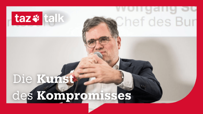 Ehemaliger Chef des Bundeskanzleramtes Wolfgang Schmidt (SPD) bei deiner Diskussionsrunde