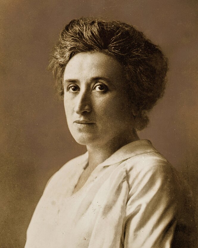 Porträt Rosa Luxemburg.