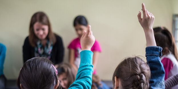 Flüchtlingskinder im Unterricht