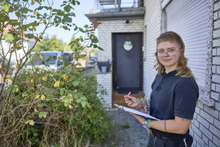 Schornsteinfegerin Pauline Große.