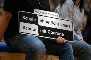 Logo des Netzwerks "Schule ohne Rassismus - Schule mit Courage