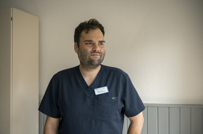 Christian Löbel, Wohnbereichsleiter der Gammeloase im Julie-Kolb-Seniorenzentrum in Marl.