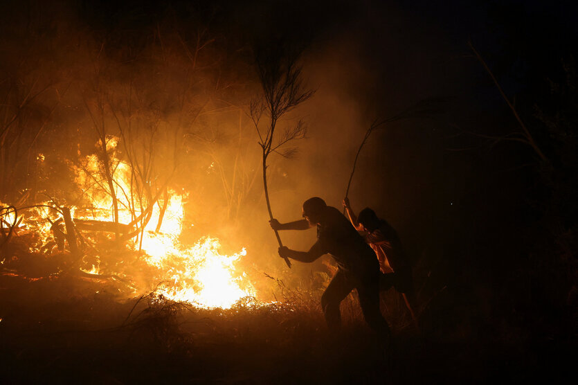 Feuer in Portugal.