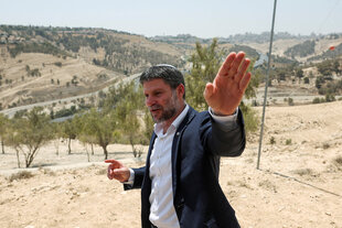 Bezalel Smotrich im Westjordanland