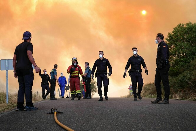 Feuer in Spanien.