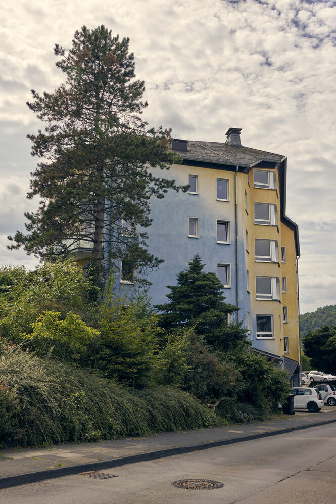 Außenansicht eines Hauses.