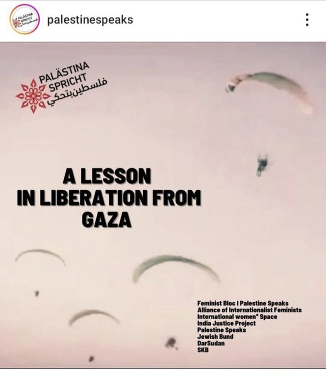 Screenshot von Instagram-Post