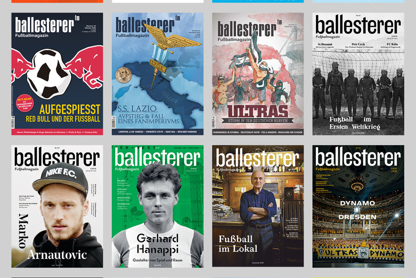 Acht verschiedene Heftcover sind zu sehen