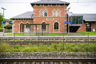 Der Bahnhof Friedland im Landkreis Göttingen
