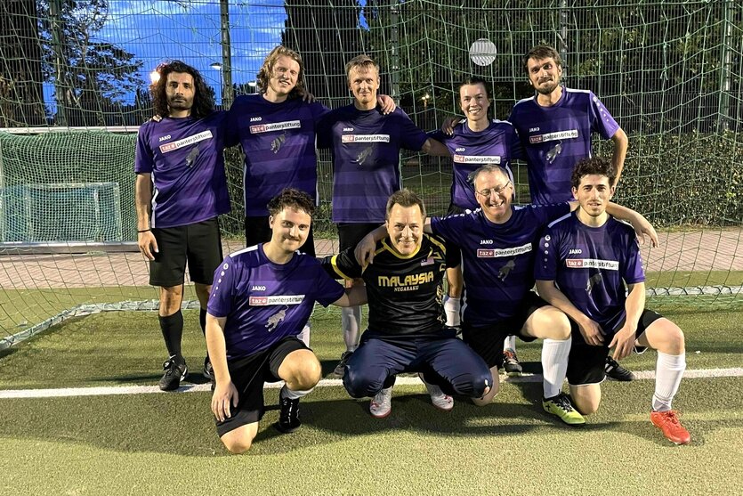 Gruppenfoto des FC Panter