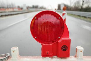 Baustellenwarnlampe