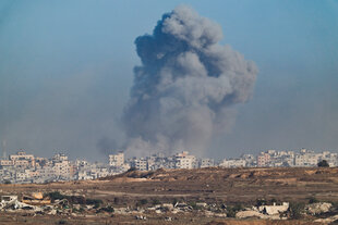 Rauchwolke über Gaza