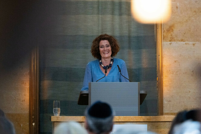 Rachel Salamander auf dem Festakt am Montag