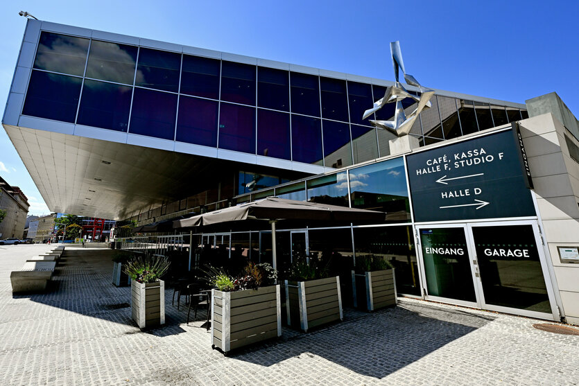 Außenansicht der Stadthalle in Wien