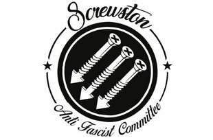 Ein Logo mit Schrauben