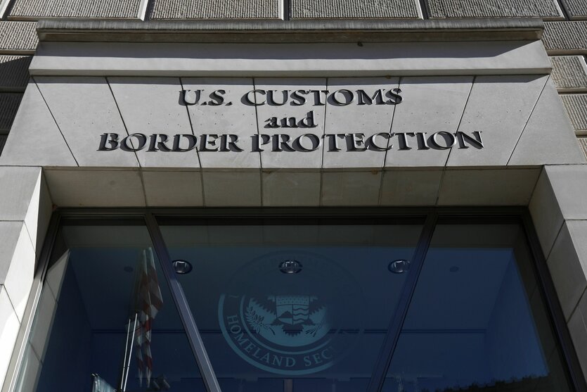 Die Fassade der US-Zollbehörde U.S. Customs and Border Protection