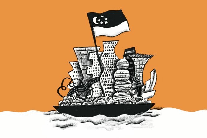 Illustration eines Bootes