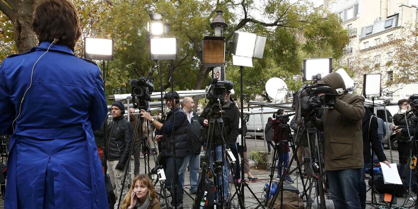 Journalisten in Paris