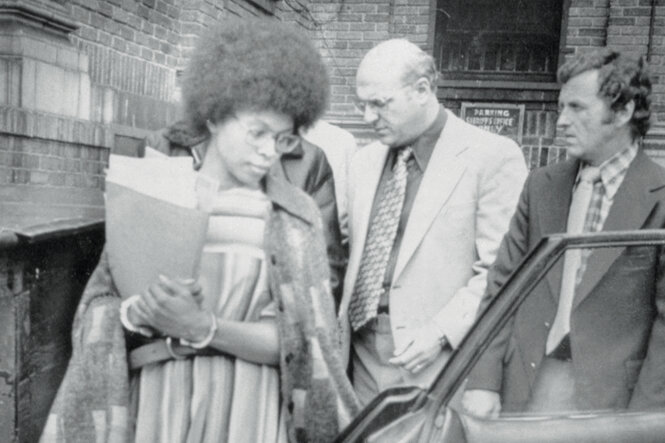 Historisches Foto von Assata Shakur.