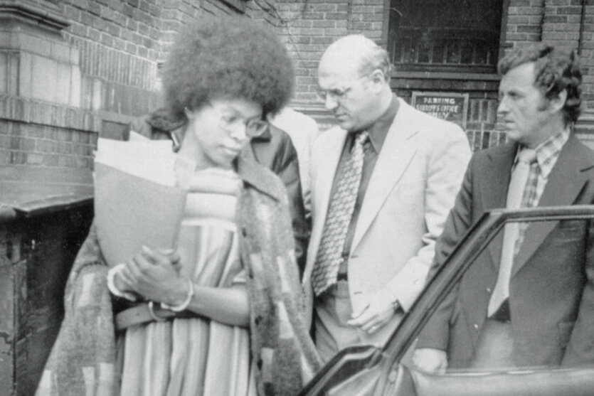 Historisches Foto von Assata Shakur.
