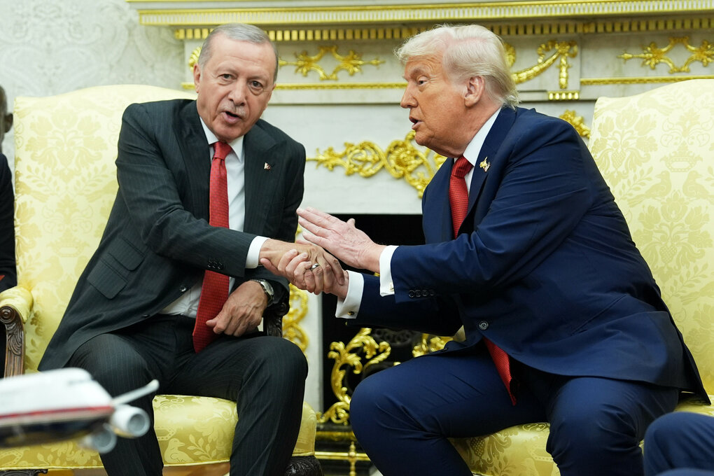 Recep Tayip Erdogan und Donald Trump im Oval Office