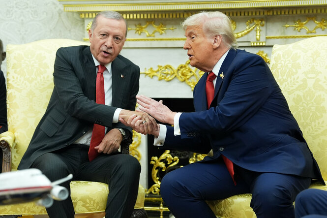 Recep Tayip Erdogan und Donald Trump im Oval Office