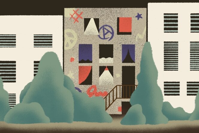 Illustration zeigt ein Haus.