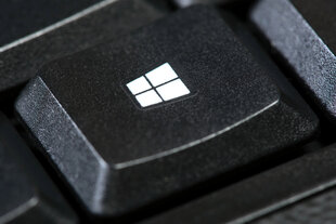 Nahaufnahme einer Taste auf einer Tastatur
