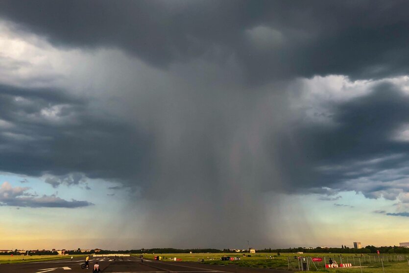Unwetter über Berlin