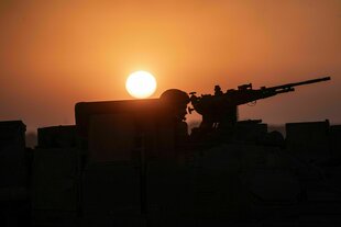 Silhouette eines IDF-Soldaten