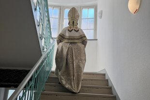 Aus einer Probe zur Inszenierung „Ödipus Exzellenz“