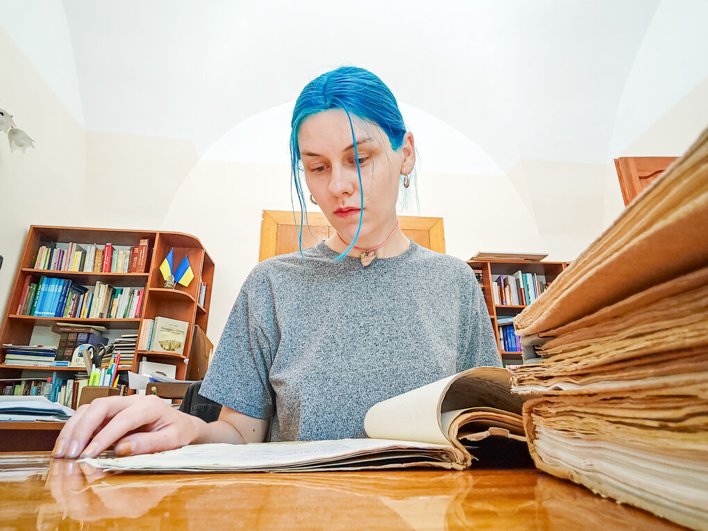 Porträt von Hanna Lehun im Archiv.