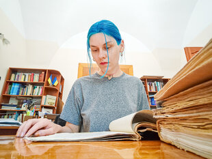 Porträt von Hanna Lehun im Archiv.