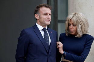 Emmanuel und Brigitte Macron