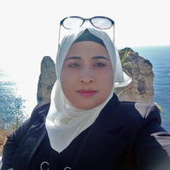 Die Autorin Sawsan Hussein Qaddour