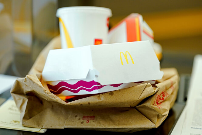 Verpackungsmüll von McDonald's