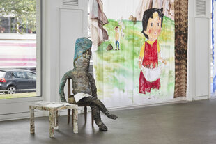 Eine Installation von Amelie von Wulffen