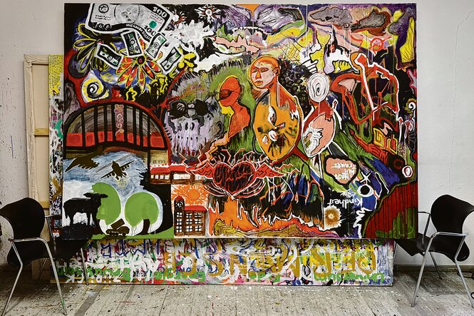 Geldscheine, Kindheit, Totenkopf: Traumabewältigung in Form von Kunst