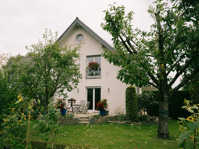 Ein Einfamilienhaus