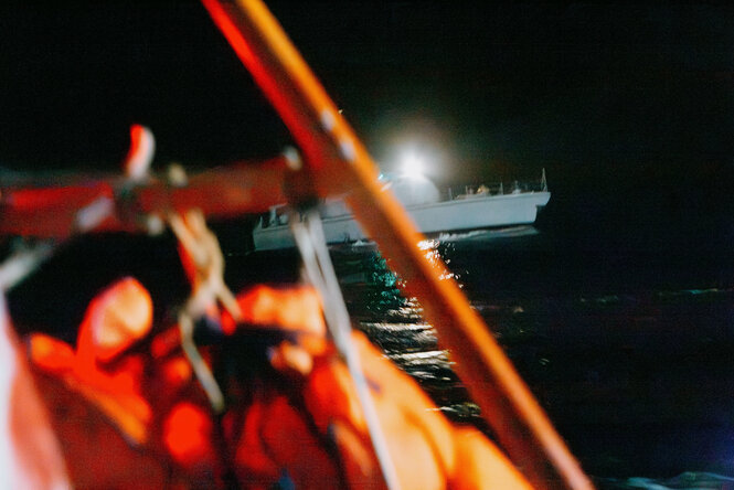 Ein Schiff der libyschen Küstenwache