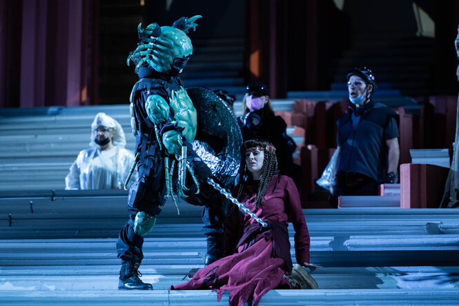 Eine Szene aus Ai Weiweis "Turandot"-Inszenierung.