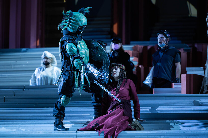 Eine Szene aus Ai Weiweis "Turandot"-Inszenierung.