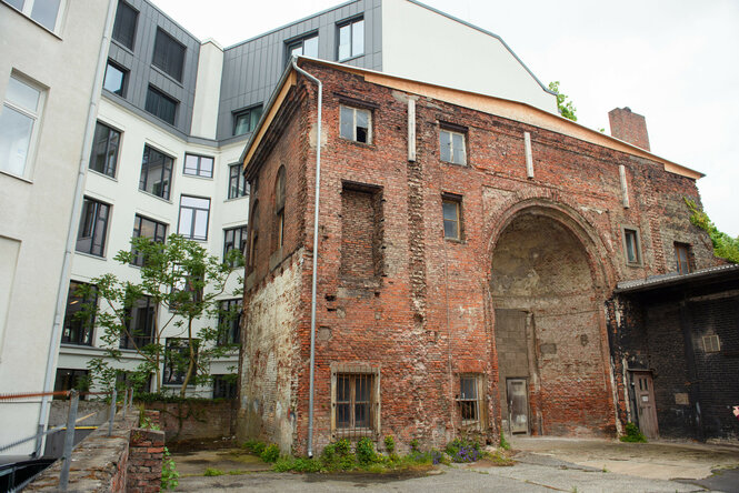 Ruine des Tempels Poolstraße