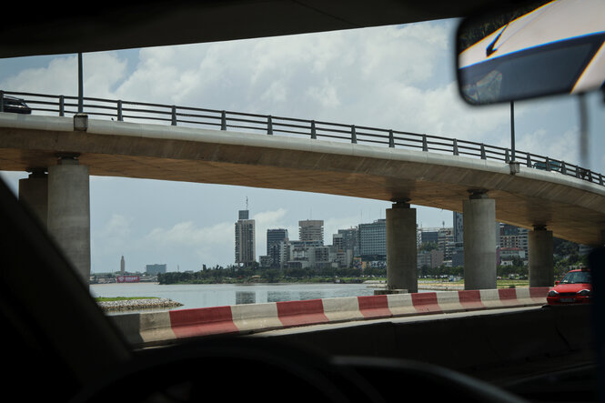 Aufnahme Skyline Abidjan