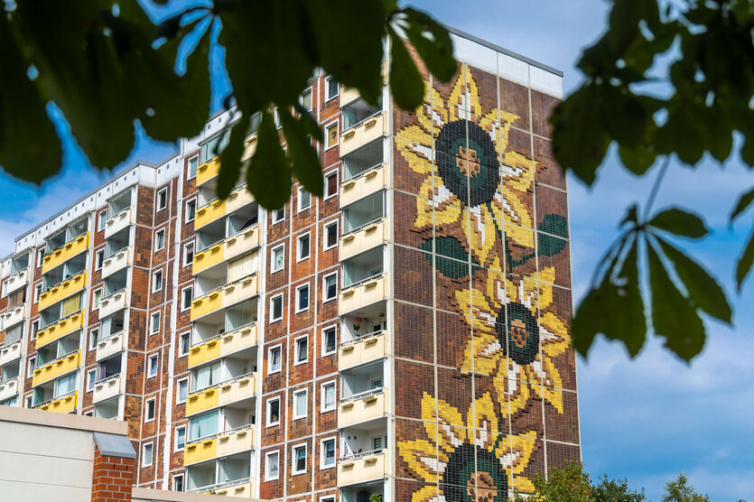 Sonnenblumenhaus in Rostock-Lichtenhagen